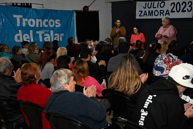 Organizaciones sociales de Troncos del Talar se sumaron al pedido para que Zamora sea candidato a intendente de Tigre