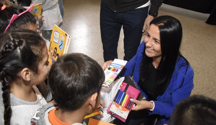 Los Polvorines: se realizó el lanzamiento del Programa Nacional “Libros para aprender 2023”, en la EP N° 3