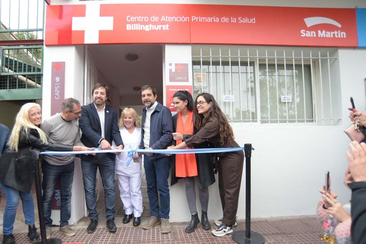 Moreira y Kreplak inauguraron el nuevo Centro de Salud de Billinghurst