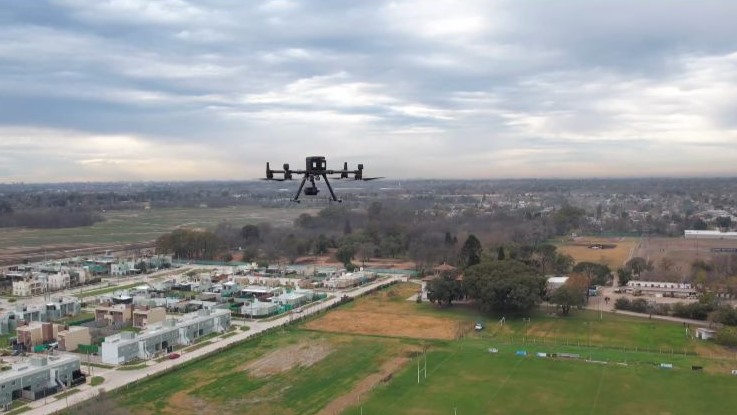 La Policía Municipal de San Miguel incorporó un nuevo drone de seguridad