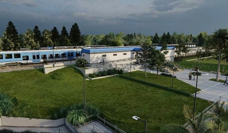 Comenzó la construcción de una nueva estación para la línea Mitre en Tigre