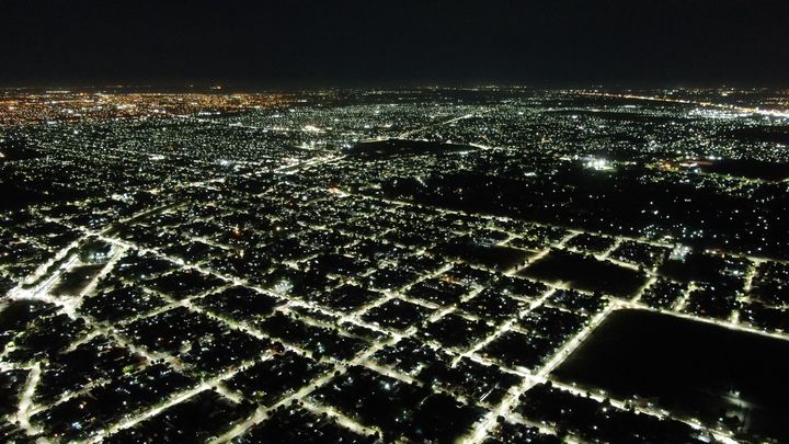 Malvinas Argentinas: municipio 100% LED