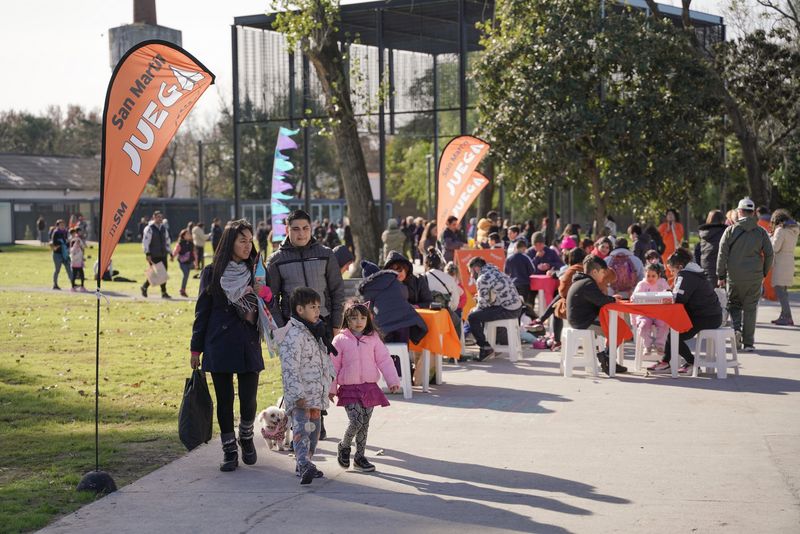 San Martín celebró la inauguración del Nuevo Parque Yrigoyen