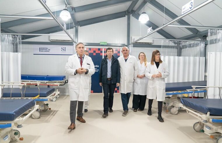 Posse inauguró la nueva guardia del Hospital Central 