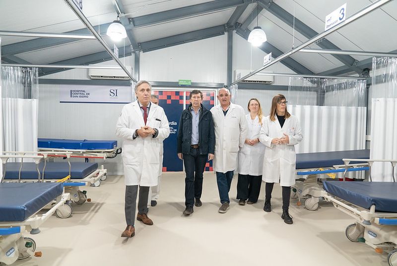 Posse inauguró la nueva guardia del Hospital Central