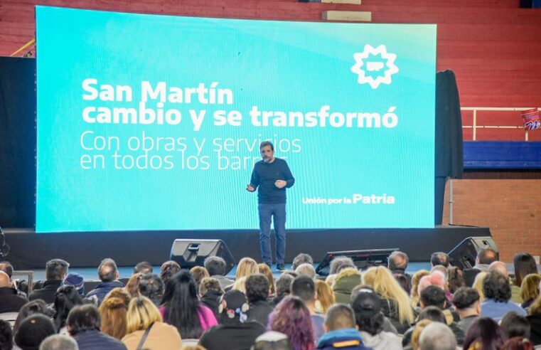 Moreira encabezó encuentro con la militancia peronista de San Martín