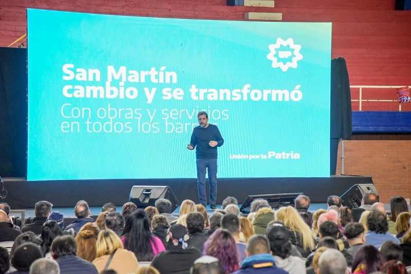 Moreira encabezó encuentro con la militancia peronista de San Martín