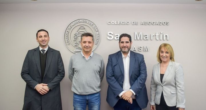 Colegio de Abogados de San Martín gestiona para lograr la normalización en la oficina de Mandamientos y Notificaciones de San Miguel