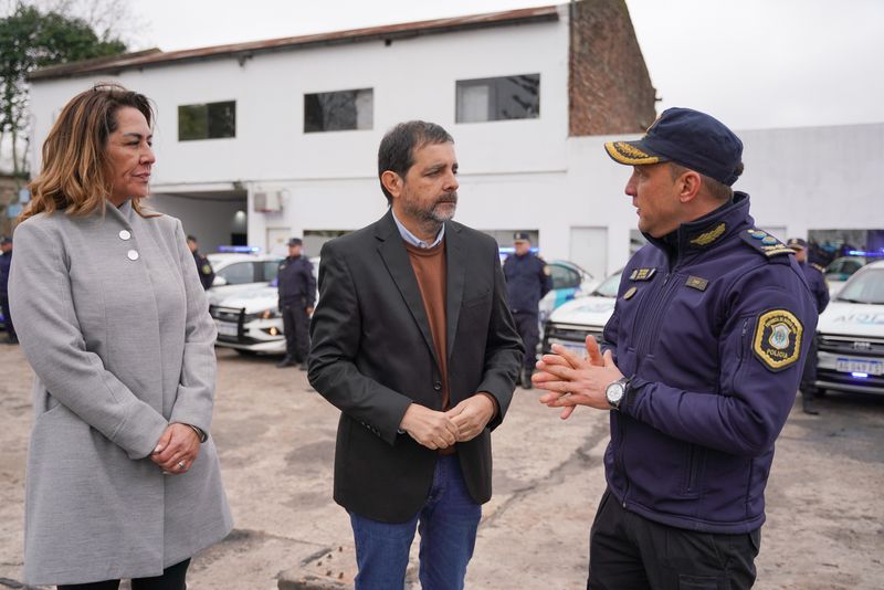 San Martín incorporó 10 nuevos patrulleros para las 10 comisarías