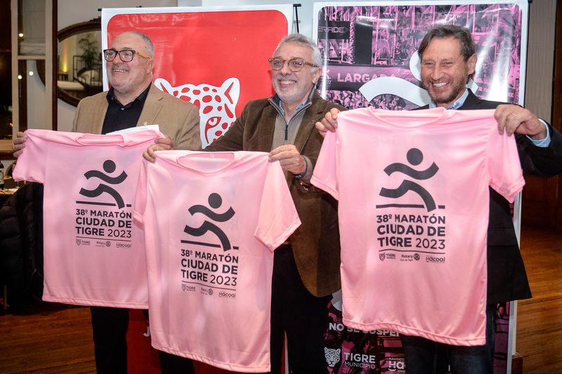 Junto al Club Náutico Hacoaj y el Rotary Club, el Municipio presentó oficialmente la 38° Maratón Ciudad de Tigre
