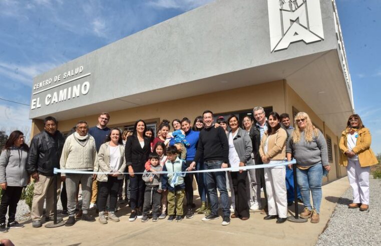  Nardini y Correa inauguraron el Centro de Salud “El Camino”