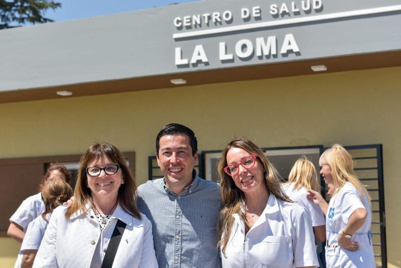 Correa y Nardini visitaron el nuevo Centro de Salud “La Loma”