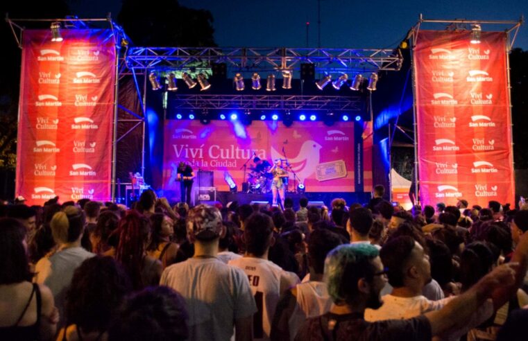 Se viene un nuevo ciclo de verano “Viví Cultura” en San Martín