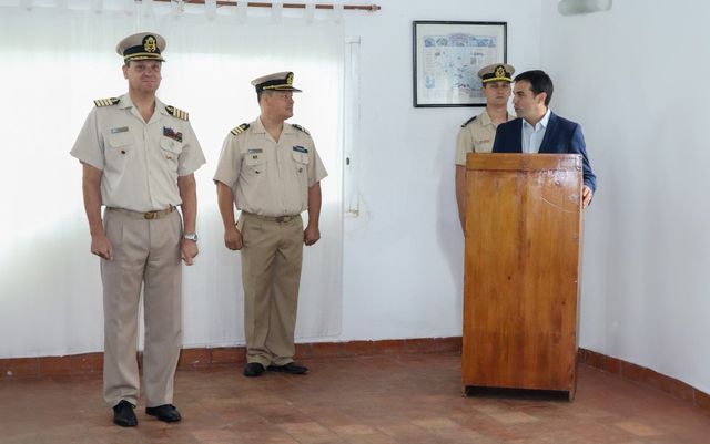 Lanús participó del acto de cambio de mando de la Prefectura Naval San Isidro