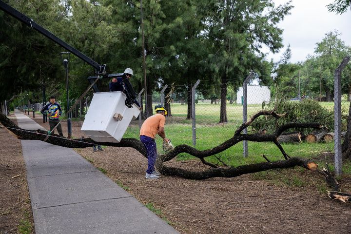 Temporal: última etapa de los trabajos de recuperación en San Isidro