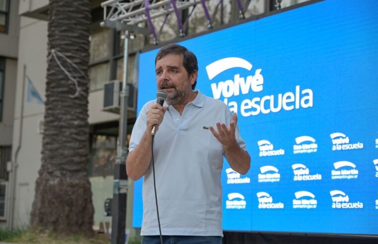 Moreira presentó la edición 2024 de Volvé a la Escuela