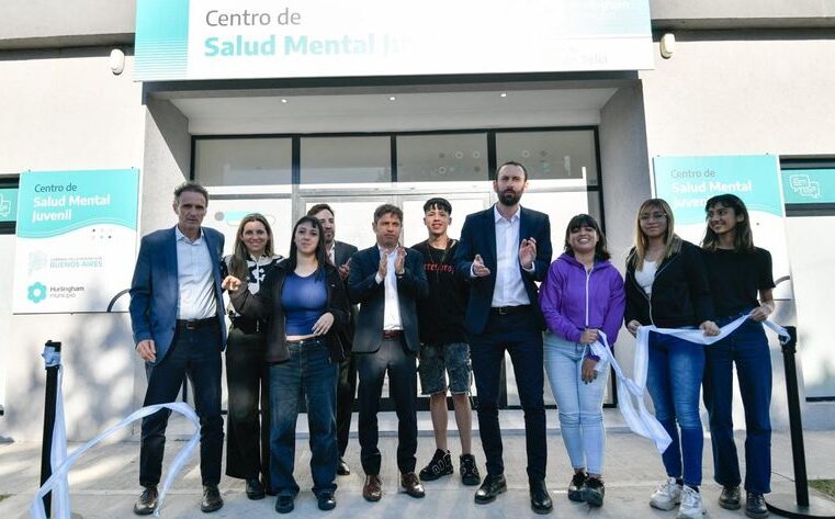 Hurlingham: Kicillof y Selci inauguraron el nuevo Centro de Salud Mental Juvenil