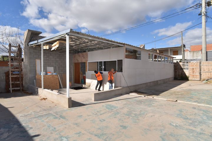 San Martín: Avanza la construcción de la Posta de Salud del Barrio 8 de Mayo