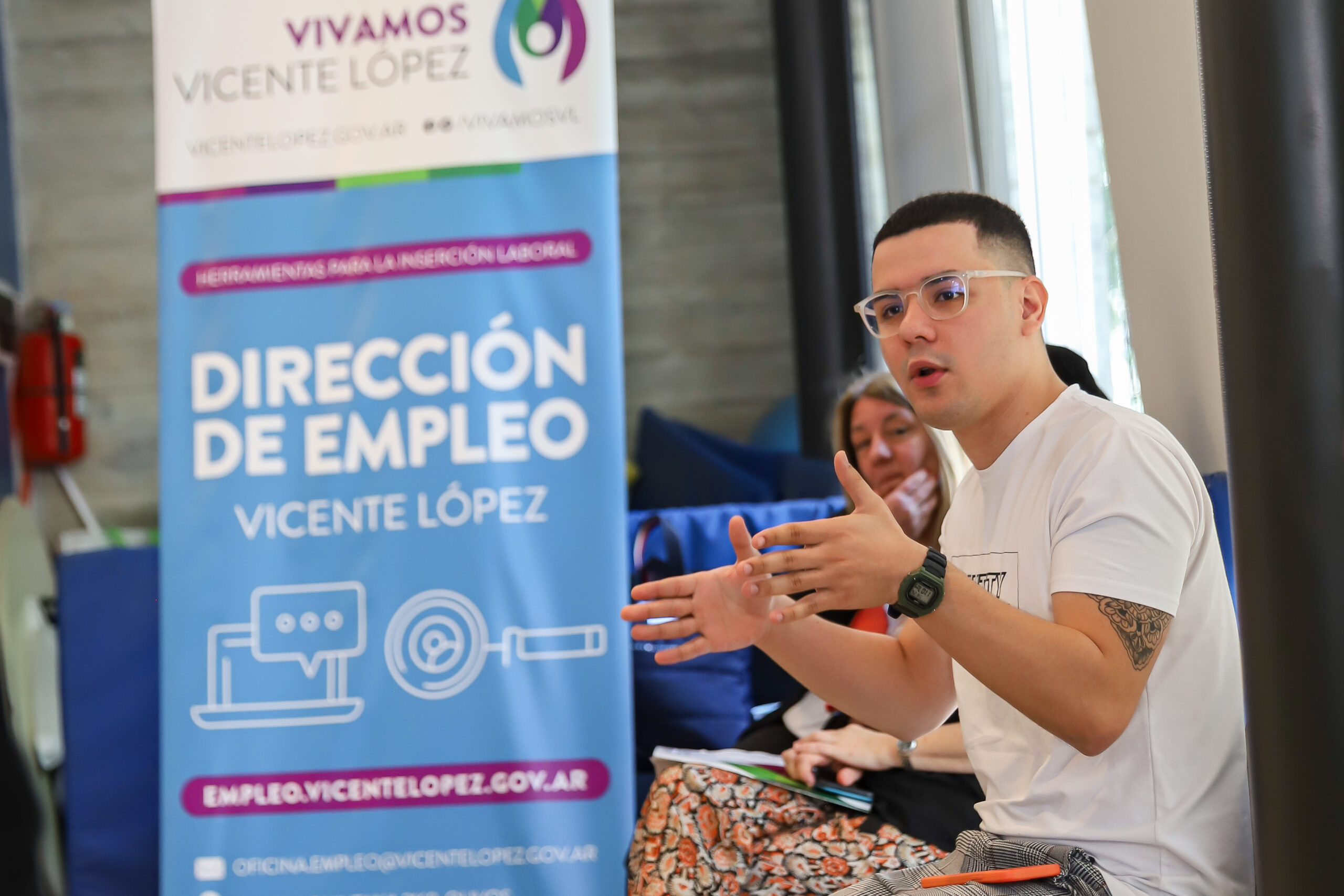 Vicente López continúa ayudando a vecinos con la inserción laboral mediante el Portal de Empleos