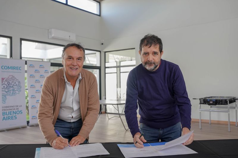 Moreira inauguró el área deportiva y recreativa del Parque Escuela Costa Esperanza