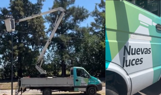 Hurlingham: Ya se instalaron más de 100 postes de luz en cuatro corredores urbanos