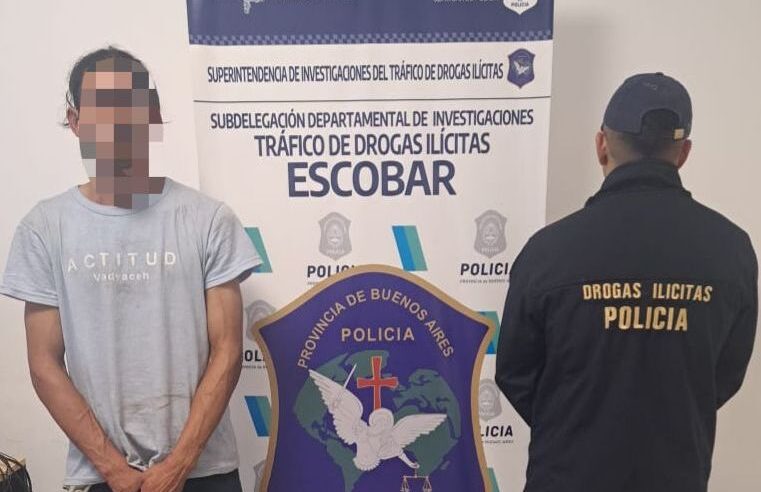 Escobar: cayó el líder de una banda de narcomenudeo que estaba prófugo 