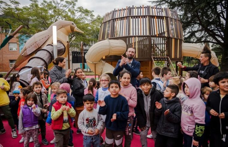 Selci inauguró el Parque de las Infancias en el predio municipal