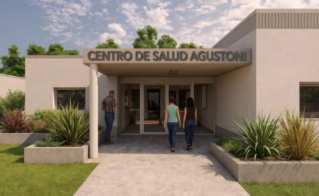Achával anunció la remodelación del centro de Salud de Agustoni