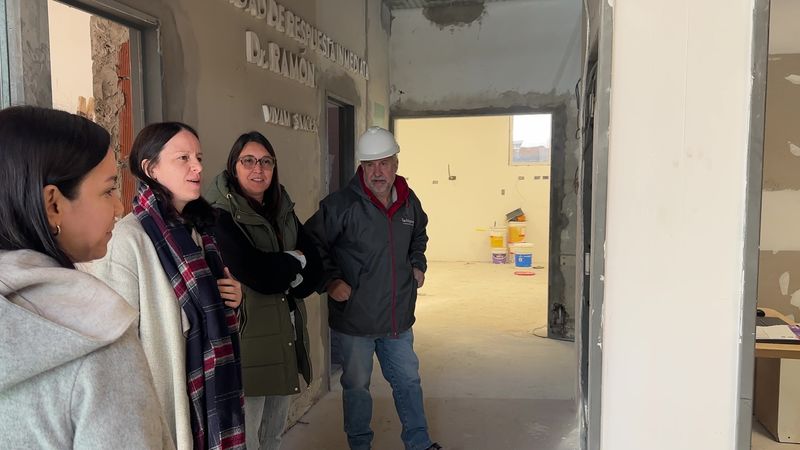 Avanza la construcción de la nueva guardia del Hospital Houssay en el oeste de Vicente López