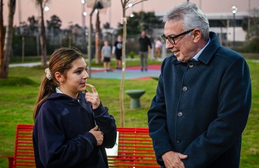 Junto a familias de Nuevo Delta, Zamora inauguró la Plaza Los Teros: el espacio público N°98 renovado por Tigre