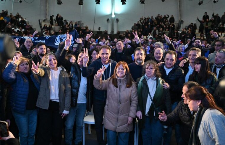 Moreira y Katopodis lanzaron la campaña de Fuerza Patria en San Martín