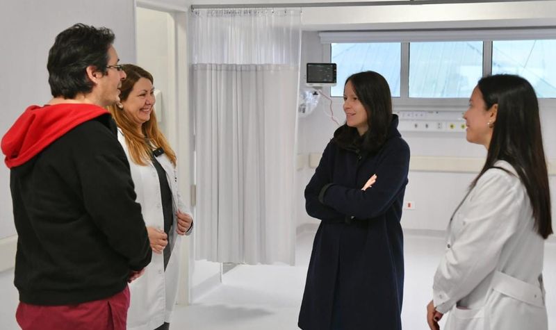 Presentaron nueva unidad de terapia intensiva en el Hospital Municipal de Vicente López