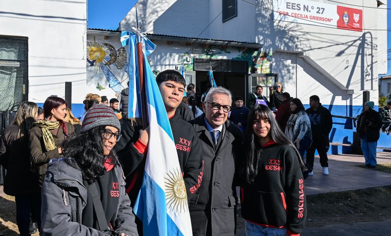 Zamora: “Estamos trabajando mucho en infraestructura escolar para que las escuelas de Tigre se encuentren en las mejores condiciones”
