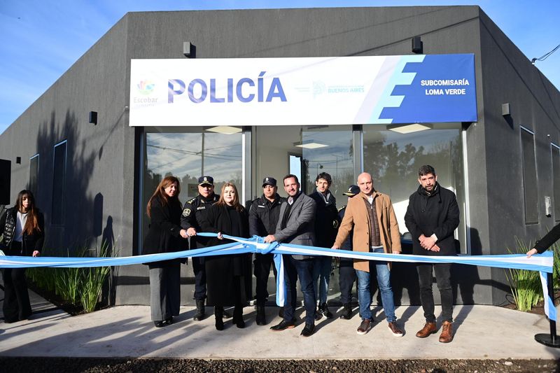 Más seguridad en Escobar: se inauguró la nueva Subcomisaría de Loma Verde