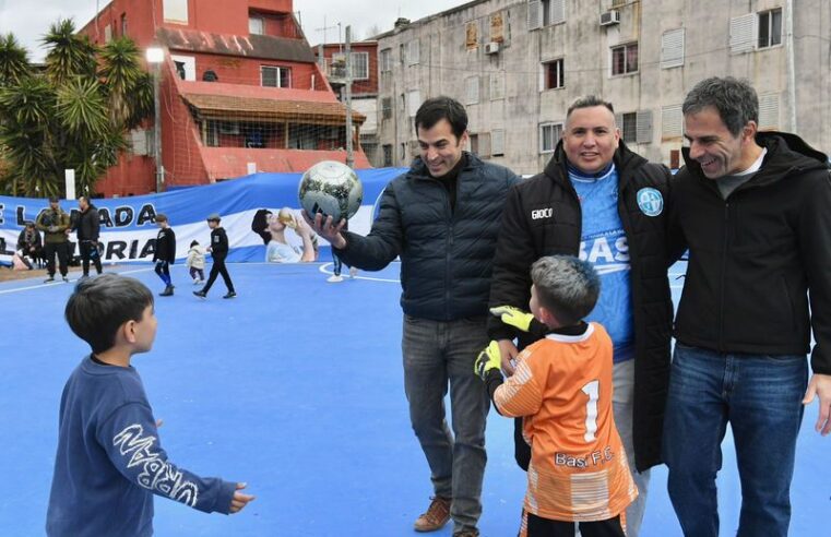 San Isidro: se inauguró la nueva cancha de fútbol en el Club Basi de Boulogne