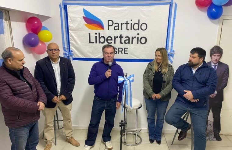 Tigre: el Partido Libertario inauguró su primer local en Troncos del Talar