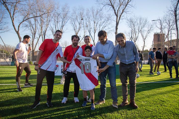 Junto a la Fundación River Plate, San Isidro lanzó una nueva Escuela de fútbol en Boulogne