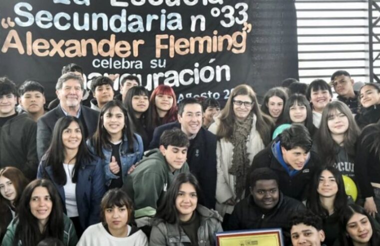 Malvinas Argentinas: La Escuela Secundaria Nro 33 ya tiene edificio propio