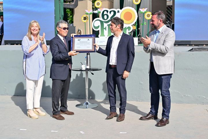 Sujarchuk y Kicillof encabezaron el acto por el 66° aniversario de Escobar
