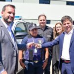 Sujarchuk y Kicillof recorrieron el Centro de Monitoreo ampliado y presentaron nuevos patrulleros kici_patru