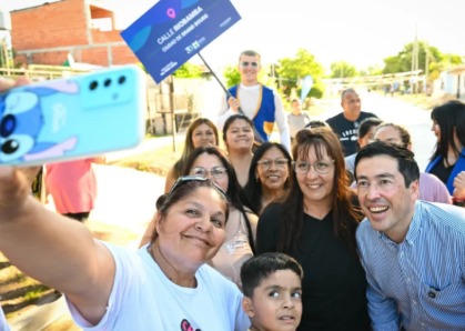Nardini destacó el plan de pavimentación de Malvinas Argentinas