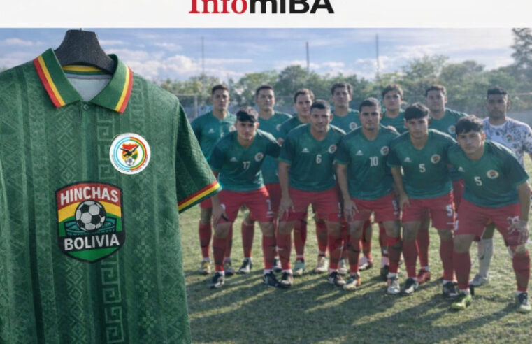 Colectividad boliviana lanza su camiseta de fútbol