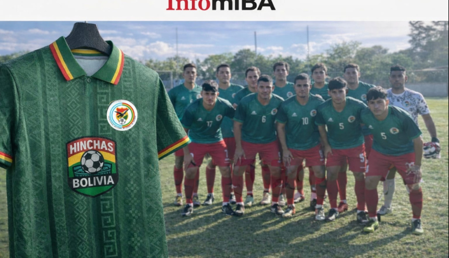 Colectividad boliviana lanza su camiseta de fútbol