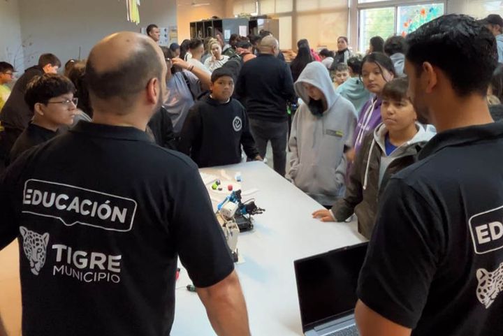 Tigre puso en marcha el Club de Robótica