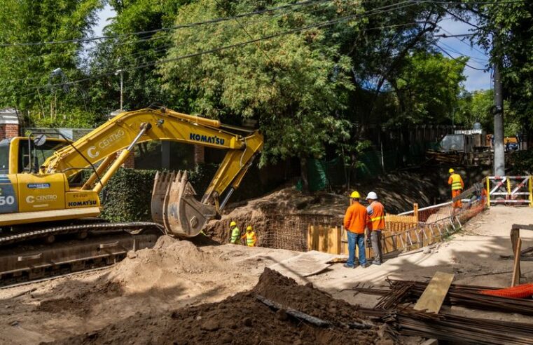 San Isidro: para evitar inundaciones avanzan los trabajos del Aliviador Alto Perú
