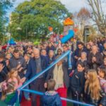 Andreotti inauguró la Nueva Plaza Padre Jorge Luis Lagazio 1