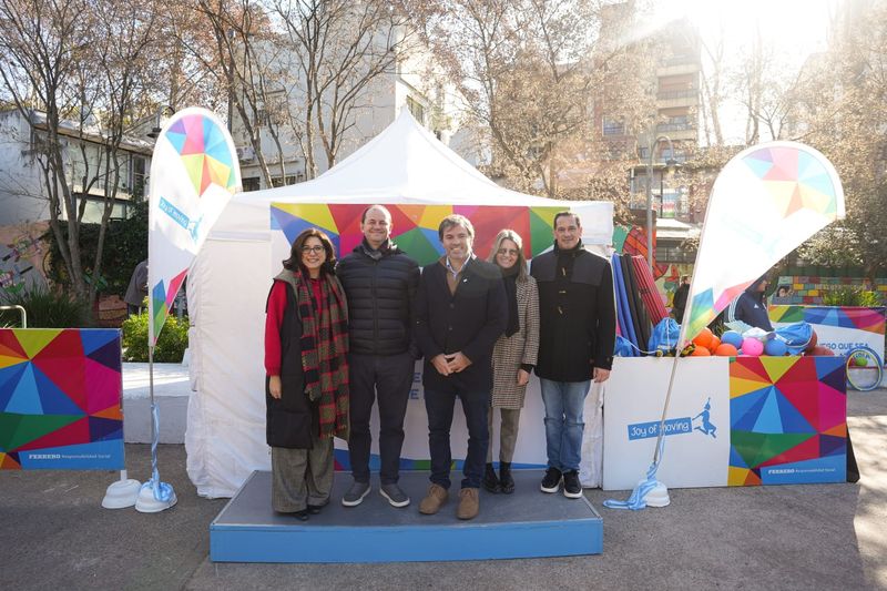 Vicente López inauguró la Plaza Activa Joy of Moving en Olivos