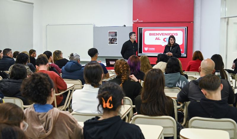 En el CUT, continúan los Talleres de Orientación Vocacional del Municipio de Tigre