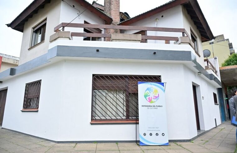 La Defensoría del Pueblo de Escobar inaugura sede para mejorar orientación y reclamos