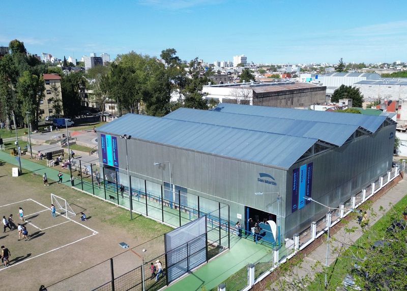 San Martín sumó nuevo espacio multideportivo en el Parque José Hernández 